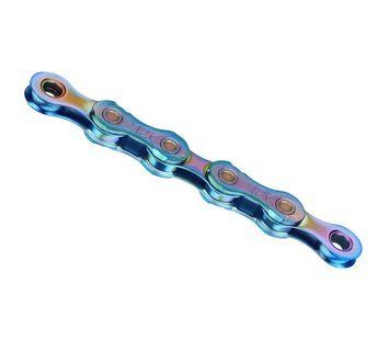 Ланцюг KMC X12 Aurora Blue 12 шв., 126 л. + замок VLPR-BX12AB126 фото
