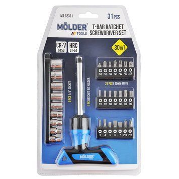 Викрутка Т-подібна Molder MT32331 з насадками 30в1 storm_group__MT32331 фото