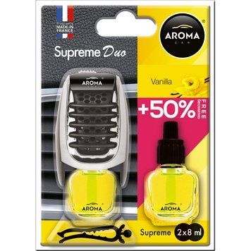 Ароматизатор Aroma Car Supereme Duo Slim Vanilla, 8 мл storm_group__92251 фото