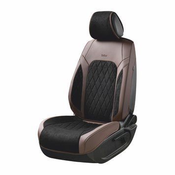 Комплект, 3D чохли для сидінь Beltex Malibu, black-brown, BX89700 storm_group__BX89700 фото