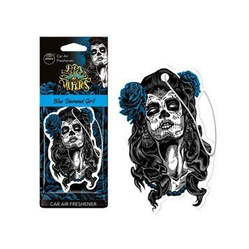 Ароматизатор Aroma Car Cellulose Dia De Los Muertos - Blue Diamond Girl storm_group__83116Blue фото