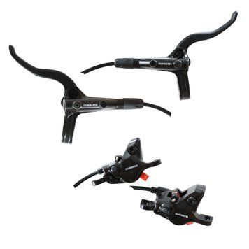 Гальмо дискове гідравлічні без роторів F900mm R1500mm SHIMANO MT410 VLT-DISC-079 фото