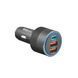Автомобільний зарядний пристрій BREVIA ePower TriCharge 66W 1xUSB-C+2xUSB-A чорний 46066DUCLB storm_group__46066DUCLB фото 1
