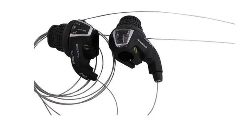 Манетки Shimano Tourney RevoShift SIS, RS35 пара 3+7 швидкостей + тросики 66854311 фото