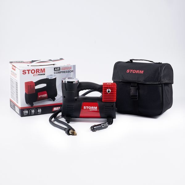 Компресор автомобільний STORM Max Power 20500, 10 Атм, 40 л/хв, 170 Вт storm_group__20500 фото