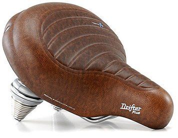 Седло Selle Royal DRIFTER PLUS, Royalgel, обивка Kennenback, 270х245мм, 1260г, хромированные рейлы и пружины, unisex, коричн. SAD-50-65 фото