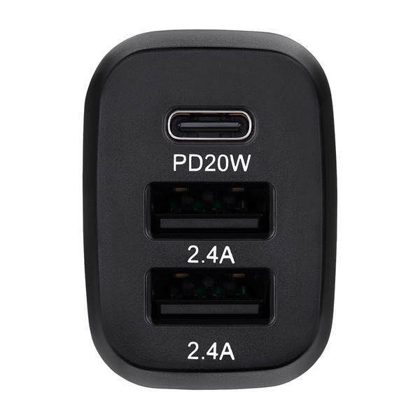 Автомобильное зарядное устройство BREVIA ePower TriDrive 44W 1xUSB-C+2xUSB-A черный 46044DUCB storm_group__46044DUCB фото