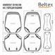 Комплект, 3D чохли для сидінь BELTEX Montana, чорний storm_group__BX87100 фото 3