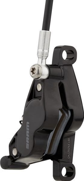 Тормоз задний SRAM Level Silver Stealth дисковая гидравлика 4 поршни гидролиния 2000мм черный C1 VST-00.5018.230.001 фото