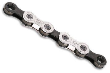 Ланцюг KMC X12 Silver/Black 12 швидкостей 126 ланок срібний/чорний + замок VLPR-X12_NB фото
