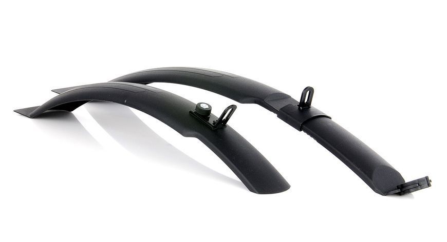 Комплект крил 26"-28" SIMPLA V-brake SDE чорні MUD-19-06 фото