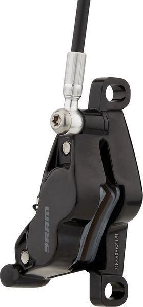 Гальмо переднє SRAM Level Silver Stealth дискова гідравліка 4 поршні гідролінія 950мм чорний C1 VST-00.5018.230.000 фото