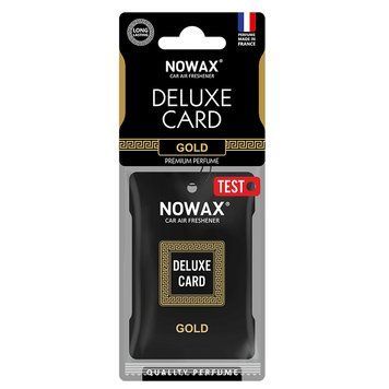 Ароматизатор Nowax Delux Card Gold, 6г storm_group__NX07731 фото