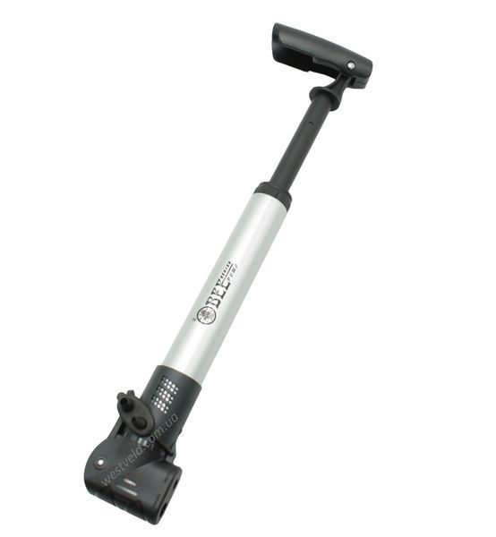 Насос вело BEE pump HP-13 AL сріблястий з кріпленням (AV/FV) WVL-038-101 фото