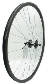 Колесо 29 перед, обід 2-ний чорний дисковий, втулка SHIMANO DEORE FH-M525A, диск 6 болтів,ексцентрик WSTV-06-094 фото