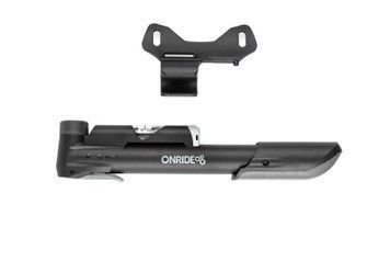 Насос компактний ONRIDE Counter 10 пластиковий, 25см, з манометром макс.тиск 120PSI голівка FV/AV VLPR-2526116103491 фото
