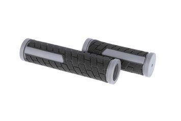 Ручки руля ONRIDE Tile, 130/92 мм, чорний/сірий VLPR-2526116103709 фото