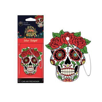 Ароматизатор Aroma Car Cellulose Dia De Los Muertos - Silver Tatoo storm_group__83118 фото