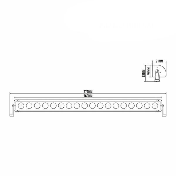 Автолампы светодиодная BELAUTO BOL1810LC CREE Combo LED (18*10w) storm_group__BOL1810LC фото