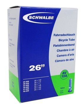 Камера 26" (25/40x559) Schwalbe AV12A 40мм EK AGV TUB-F3-01 фото