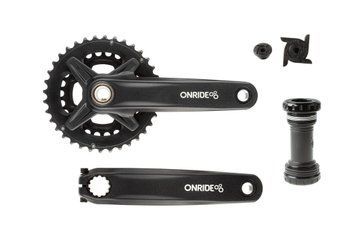 Шатуни&nbsp;ONRIDE Duet&nbsp;Pro&nbsp;1210,&nbsp;Hollowtech,&nbsp;170&nbsp;мм,&nbsp;26-36Т,&nbsp;BCD&nbsp;104/64,&nbsp;12/11&nbsp;шв.,&nbsp;з кареткою, чорний VLPR-2526116103432 фото