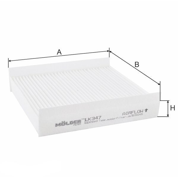 Фильтр салона Molder LK347 (WP9320, LA457, CU2040, K1228) storm_group__LK347 фото