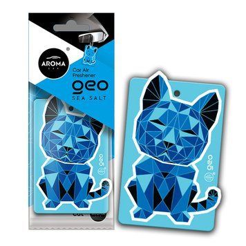 Ароматизатор Aroma Car Cellulose Geo Cat - Blue Sea Salt сухий, 12082 storm_group__12082 фото