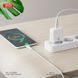 Мережевий зарядний пристрій XO L141 Single USB-C 20W + Lightning кабель білий storm_group__XO-L141+L фото 7