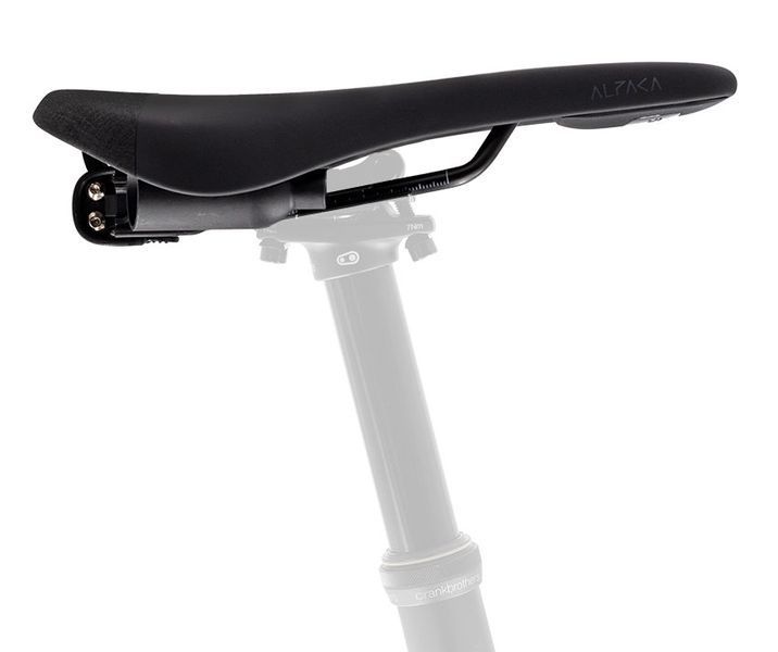 Сідло Fizik Gravita Alpaca + carriage kit - 130mm, Enduro, Downhill, 362гр. black VLPL-SAD-69-71 фото