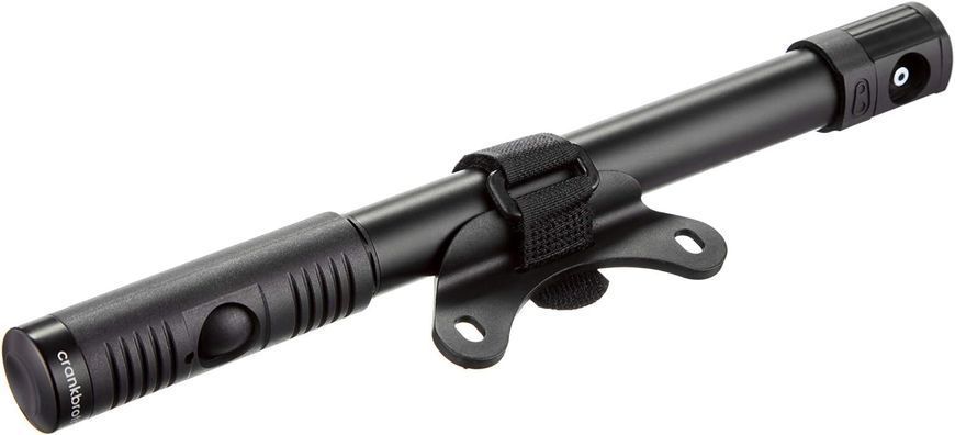 Мінінасос Crankbrothers KLIC HP GAUGE, алюмінієвий, з манометром, presta/schrader, 120psi / 8.3 bar, чорний VLPL-PUM-08-66 фото