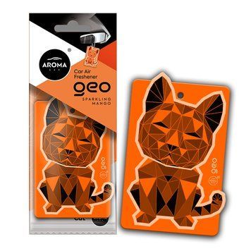 Ароматизатор Aroma Car Cellulose Geo Cat - Orange Sparkling Mango сухий, 12090 storm_group__12090 фото
