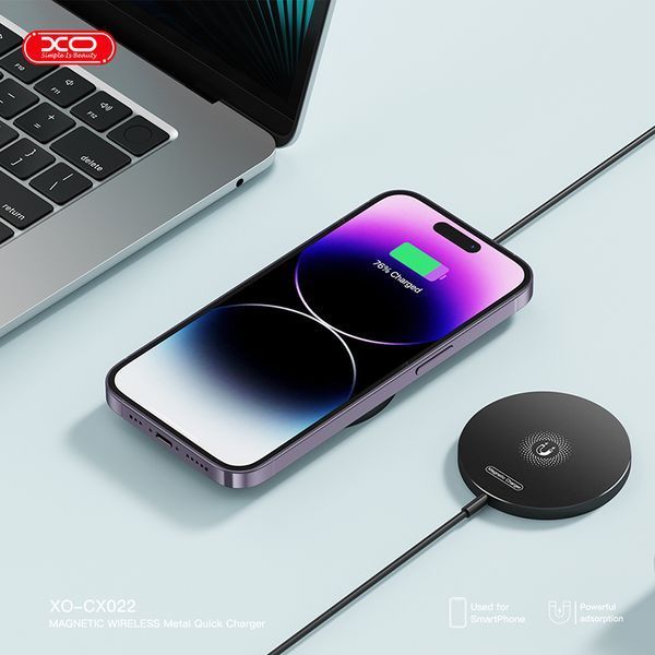 Беспроводное зарядное устройство для XO CX022 Magnetic Wireless Charger Type-C черный storm_group__XO-CX022-Black фото