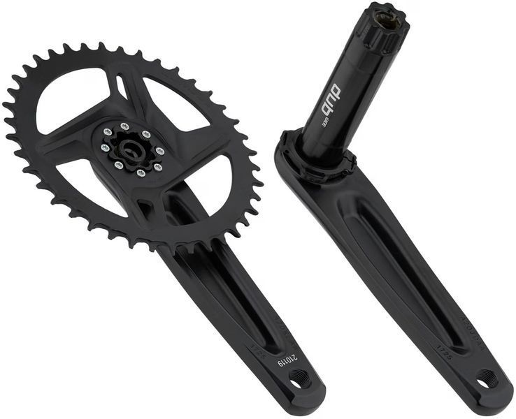 Комплект шатунів Sram RIVAL 1 DUB, 170мм, 42т, чорні (OEM) VLPL-CHW-33-38 фото